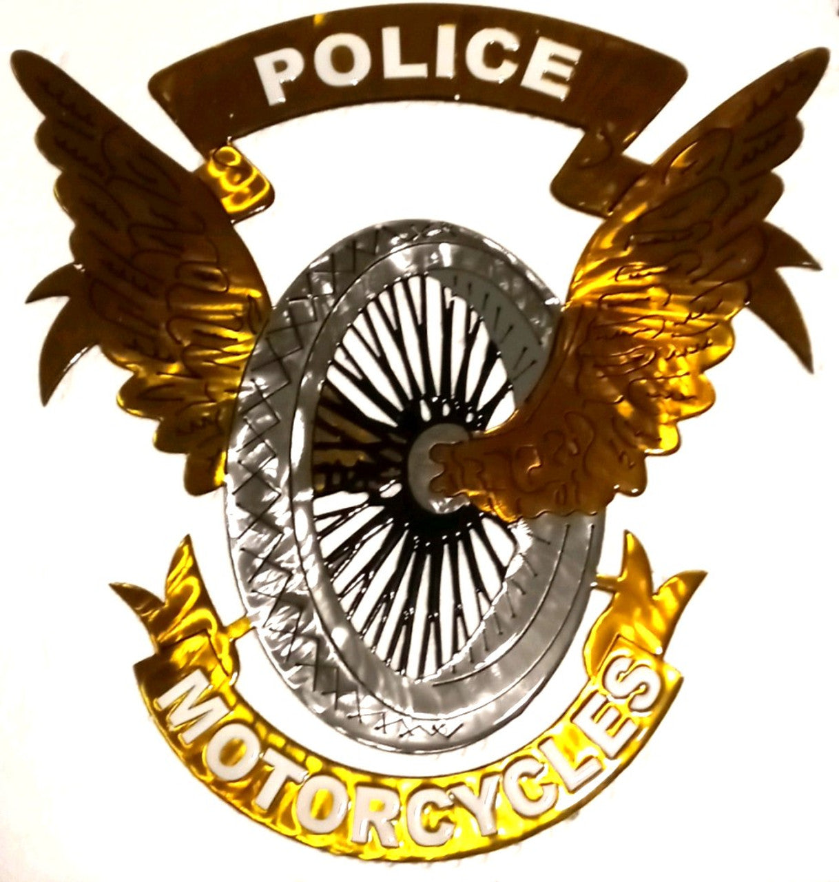 MOTORCYCLE POLICE BADGE