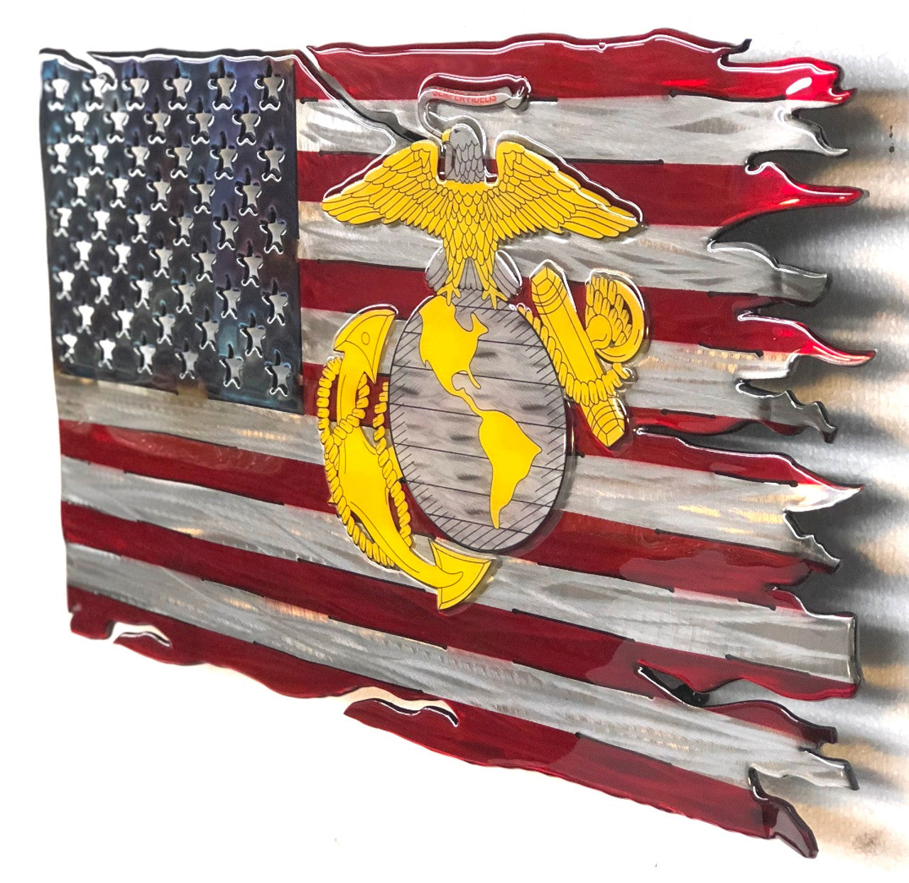 Tattered Stars And Stripes With EGA