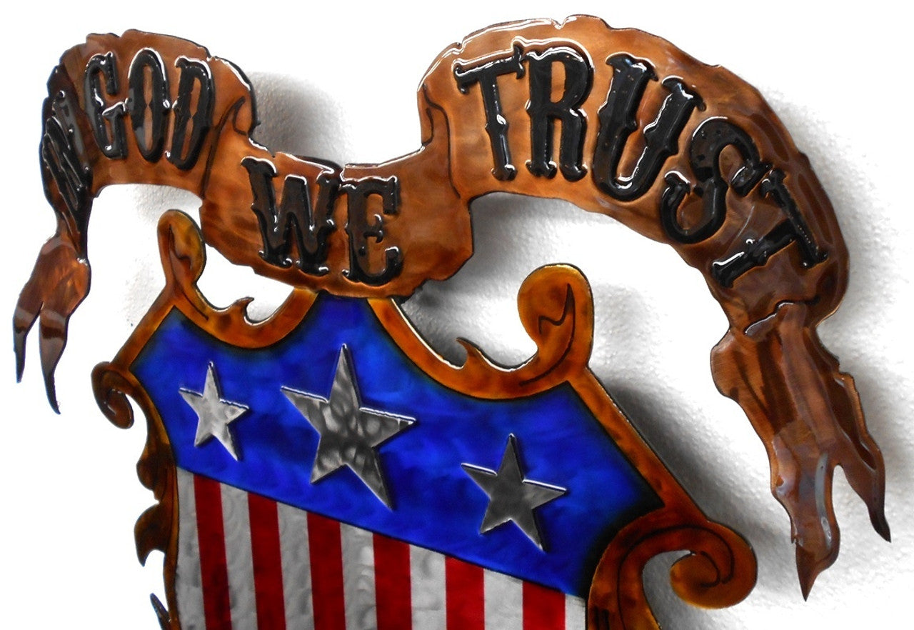 In God We Trust Shield