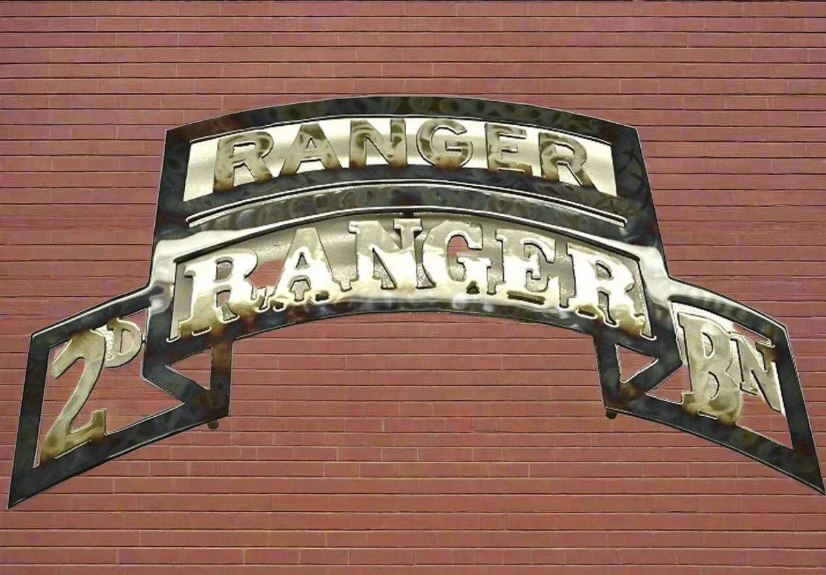Regimental Ranger Tab The 2/75 Ranger Regiment with Ranger tab sculpture is cut from 1/8 inch ...