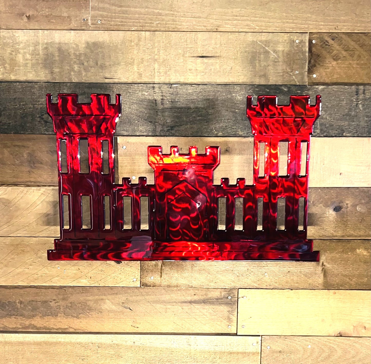 Red Engineer Insignia – Steel Tribute to Military Precision and Legacy ...