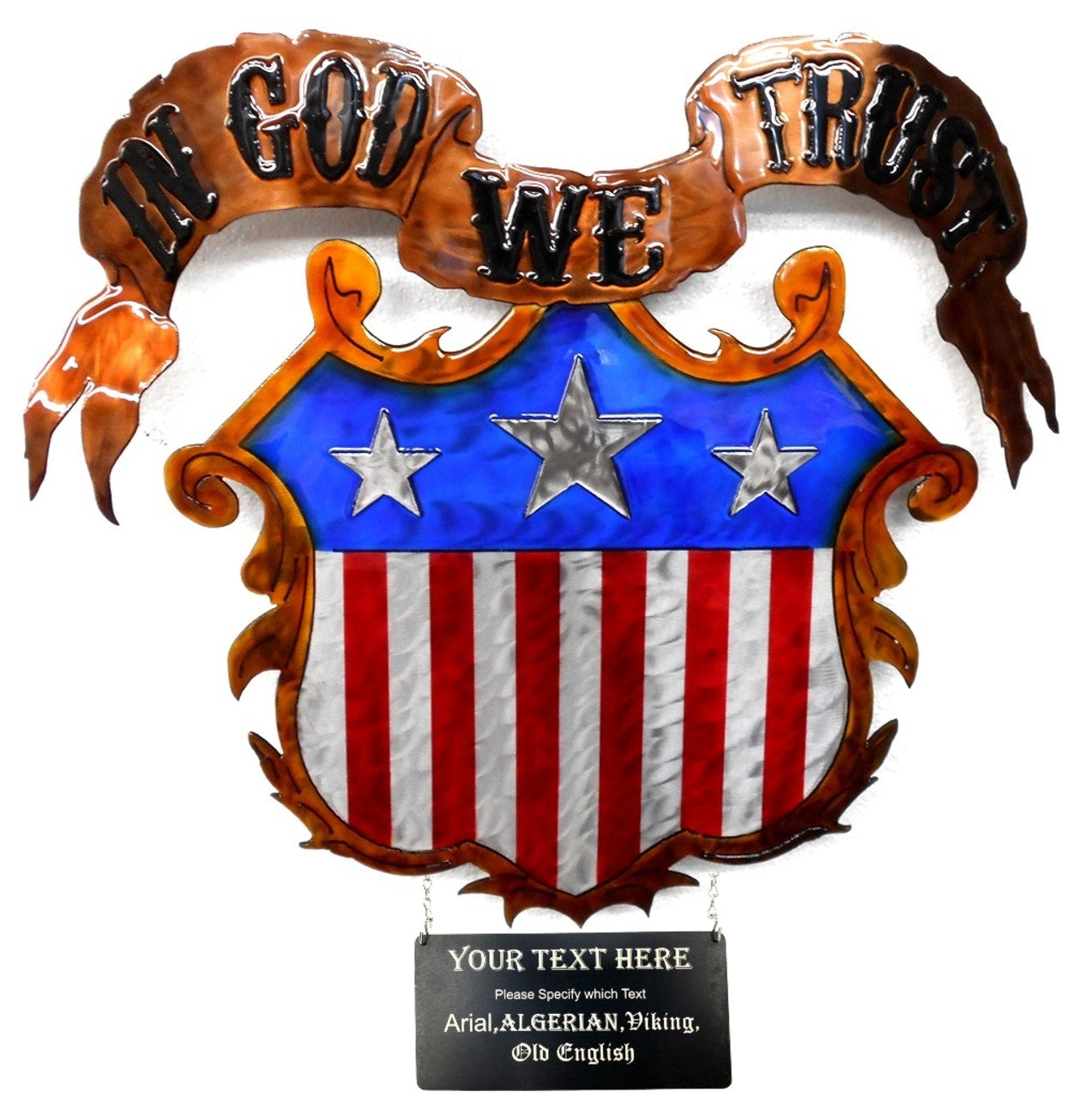 In God We Trust Shield
