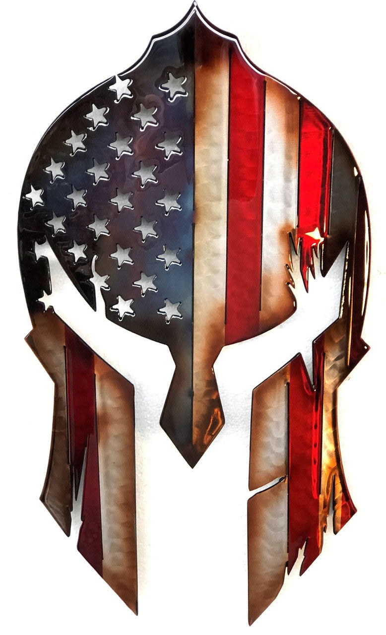Stars And Stripes Spartan Battle Worn
