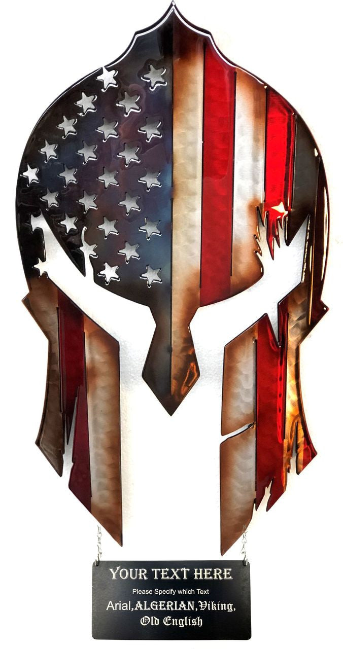Stars And Stripes Spartan Battle Worn