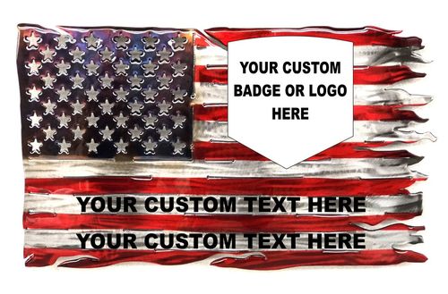 Tattered Star And Stripes