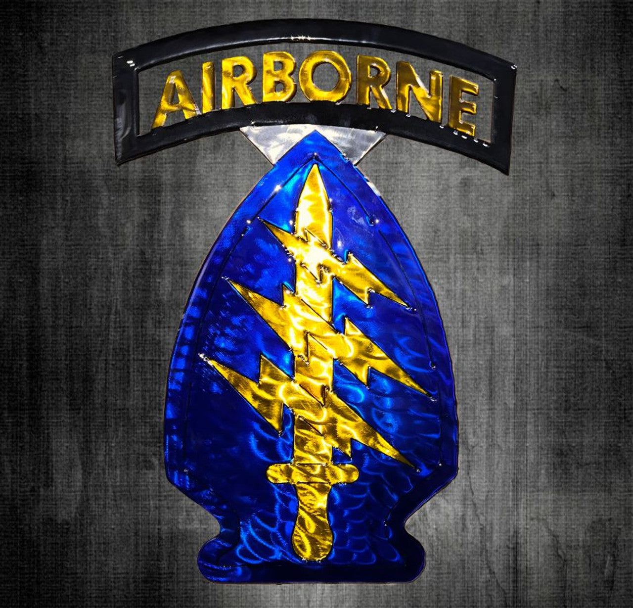 Special Forces Unit Patch – Forged Steel Military Wall Sculpture ...